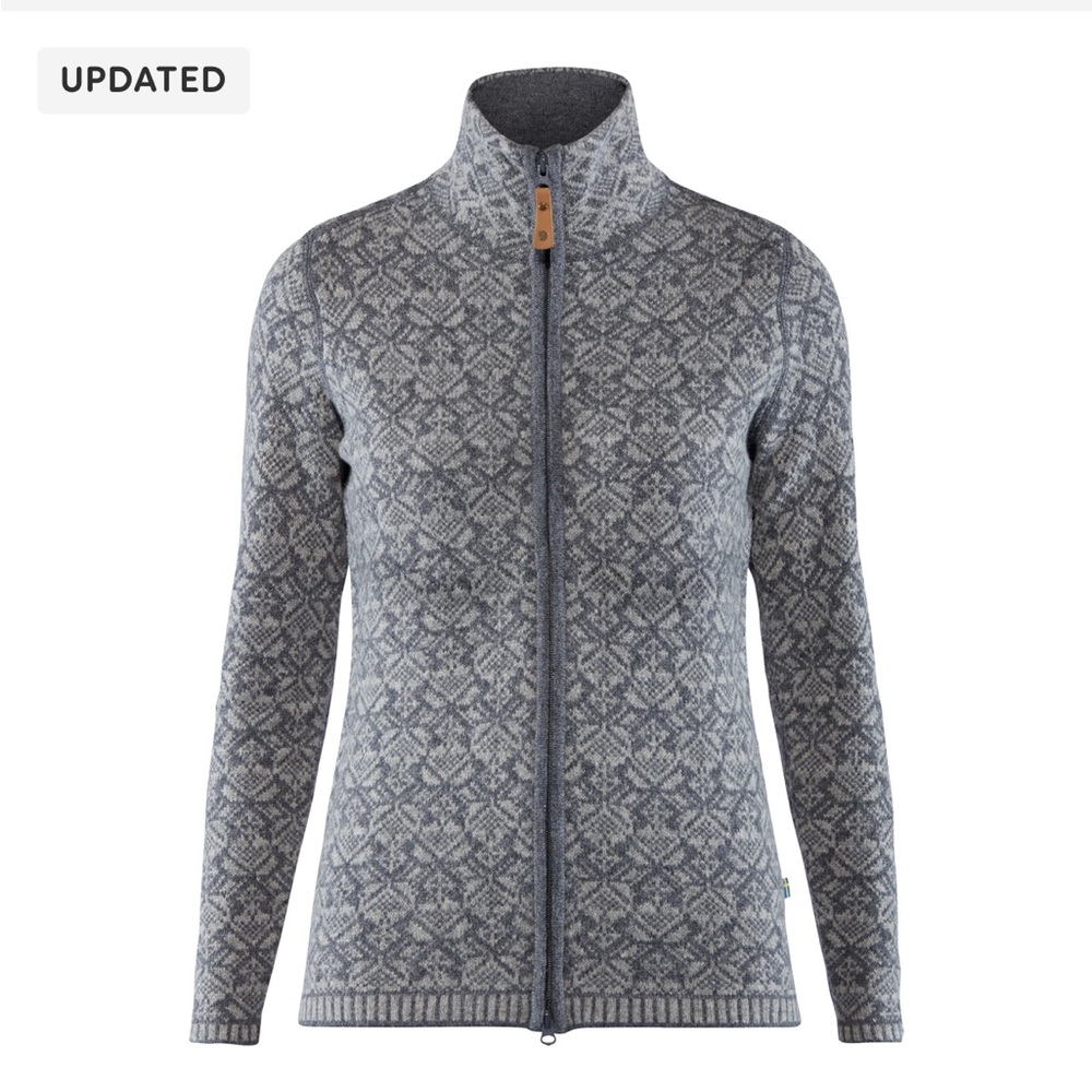 Fjallraven Lambswool Snow Cardigan